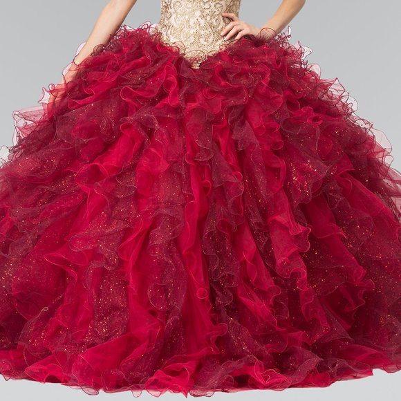 Sweetheart Neck Ballgown Evening Dress GSGL2211 - Picture 8 of 9